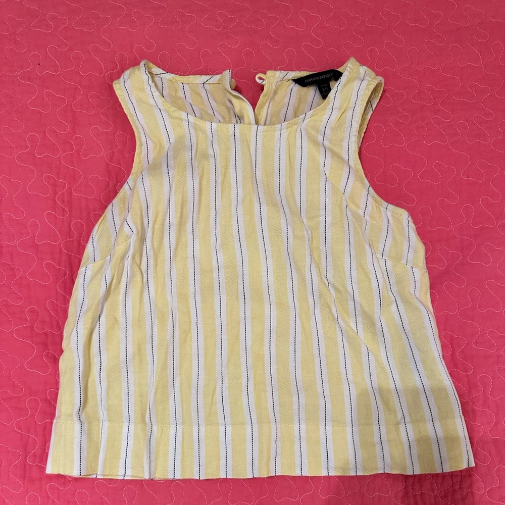 Yellow petite xs tank
